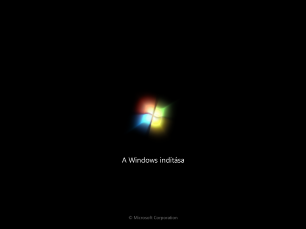 Windows 7 indulás